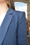 .Cinq A Sept Khloe Blazer, Navy
