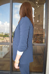 .Cinq A Sept Khloe Blazer, Navy