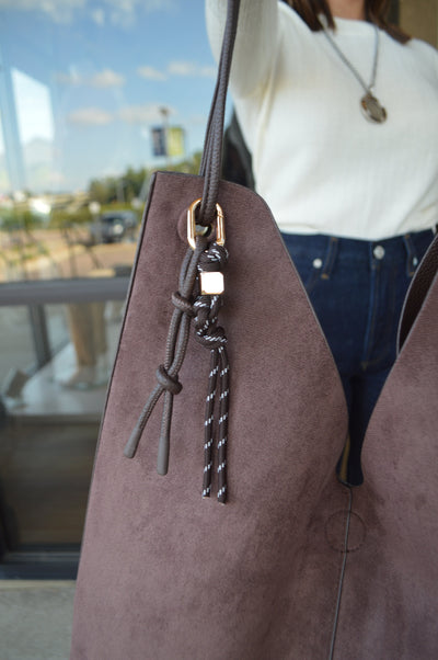 .Dillan Faux Suede Tote