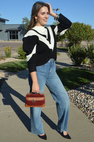 Teagan Color Block Sweater