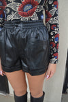 Miley Faux Leather Shorts