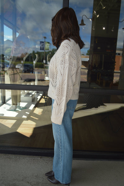 Brynlee Pointelle Sweater