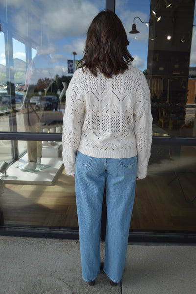 Brynlee Pointelle Sweater
