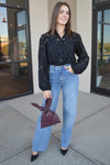 Leighton Lace Button Down