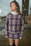 Ashley Plaid Sweater