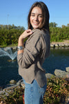 Teagan Scarf Neck Sweater