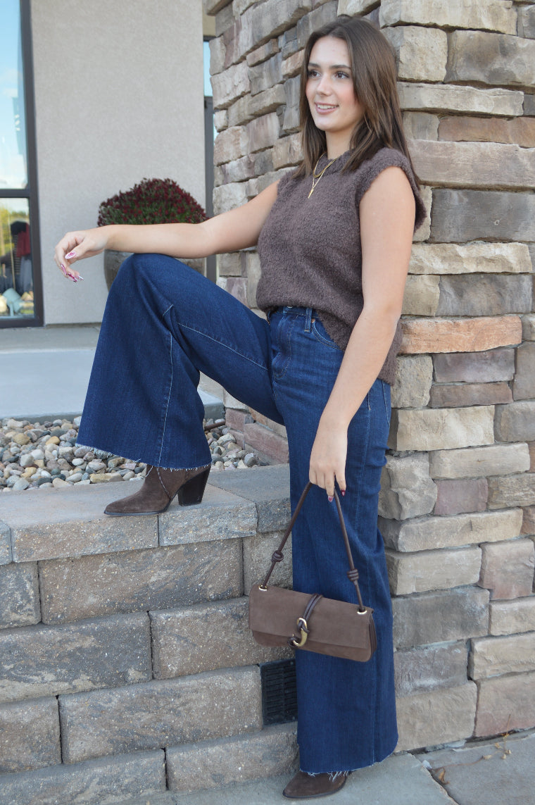 Milley Bouclé Sleeveless Sweater
