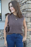 Milley Bouclé Sleeveless Sweater