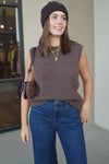 Milley Bouclé Sleeveless Sweater
