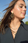 Estelle Earrings, Hazelnut