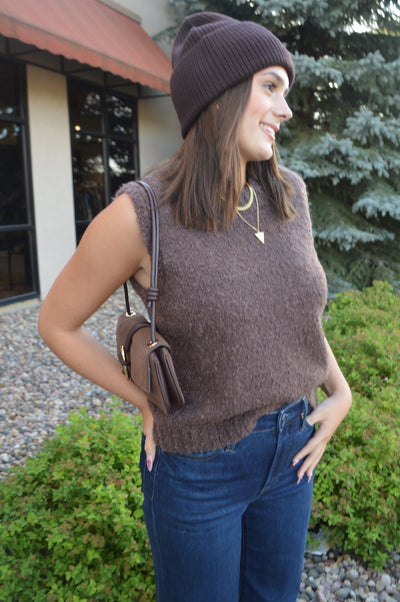 .Rag & Bone Blake Beanie, Brown