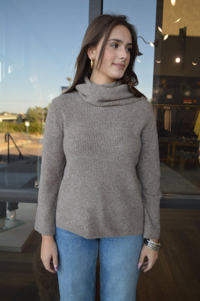 Teagan Scarf Neck Sweater