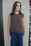 Milley Bouclé Sleeveless Sweater