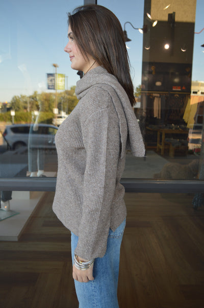 Teagan Scarf Neck Sweater