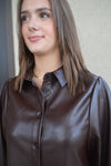 Sydney Faux Leather Dress