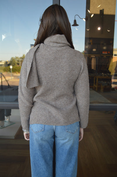 Teagan Scarf Neck Sweater