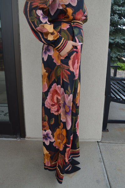 Farm Rio Chenille Flowers Pants