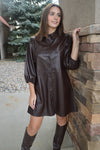 Sydney Faux Leather Dress