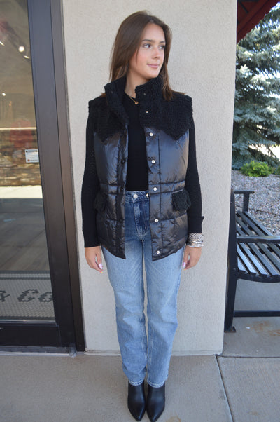 Alex Sherpa Combo Vest