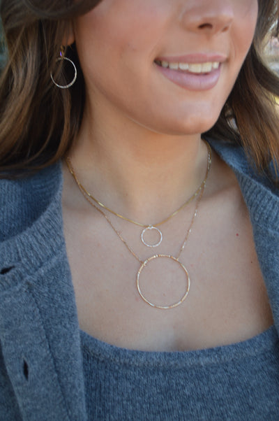 Iris Mini Circle Pendant