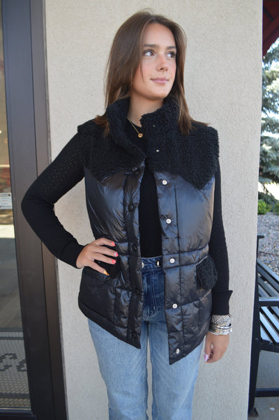 Alex Sherpa Combo Vest
