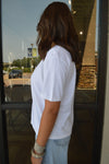 Rails Cotton Cashmere Sweater Tee, White