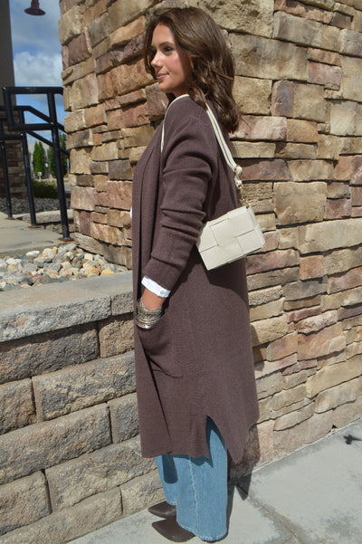 Maddie Woven Leather Handbag, Ivory