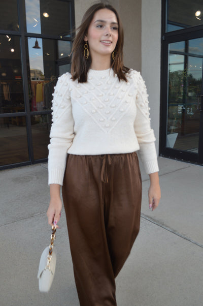 Marcy Pom Sweater