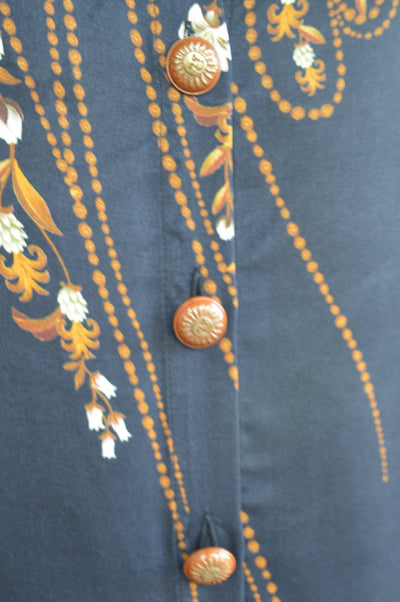 Farm Rio Garden Button Front Blouse