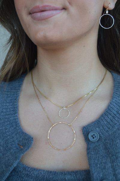 Iris Mini Circle Pendant