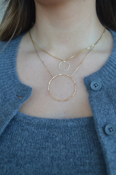 Iris Mini Circle Pendant