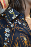 Farm Rio Garden Button Front Blouse