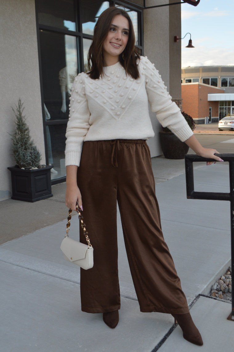 Marcy Pom Sweater