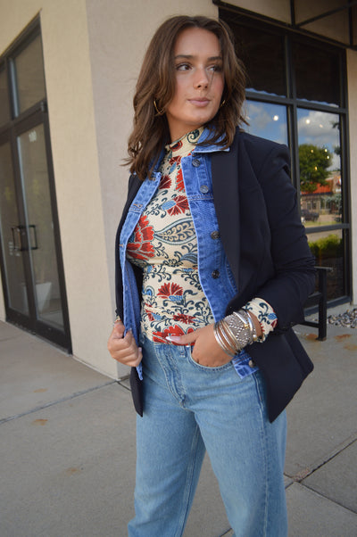 Farm Rio Francesca Jersey Top