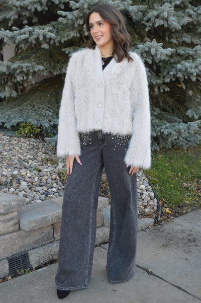 Cara Faux Fur Cardigan