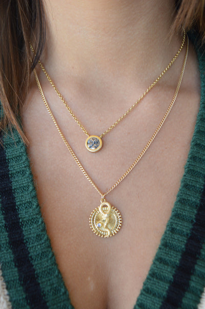 Cleo Medallion Necklace