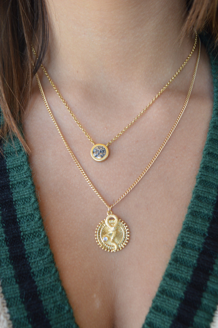 Cleo Medallion Necklace