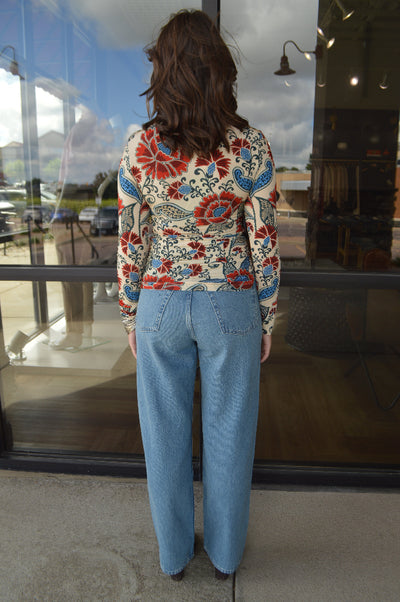 Farm Rio Francesca Jersey Top