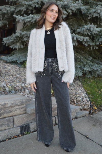 Cara Faux Fur Cardigan