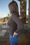Rails Joelle Knit Mock Neck Top