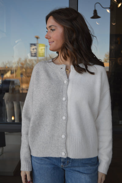 Emma Colorblock Cardigan Sweater