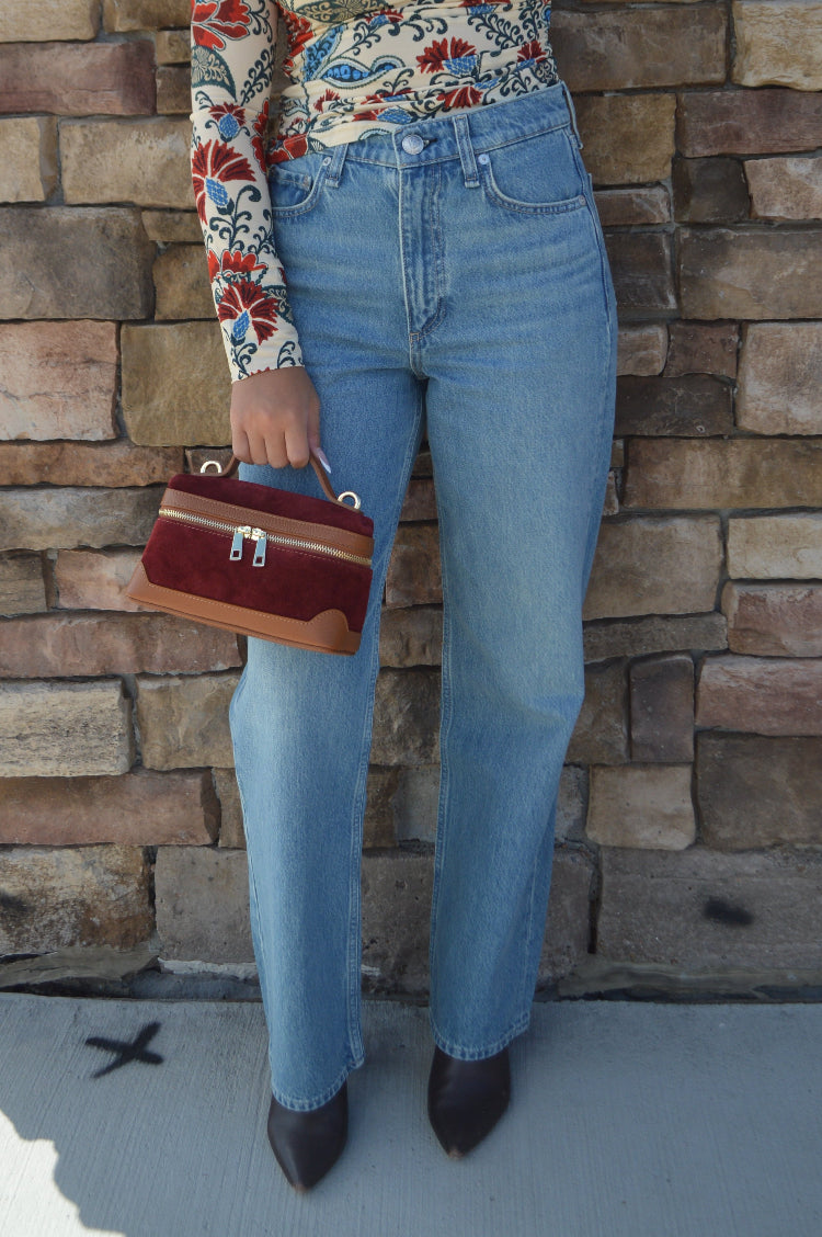 .Rag & Bone Shea Relaxed Straight Jeans