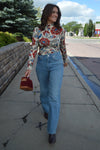 Farm Rio Francesca Jersey Top
