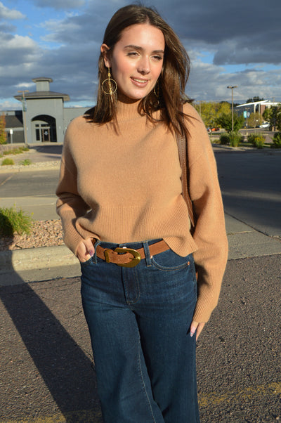 Paula Mock Neck Sweater