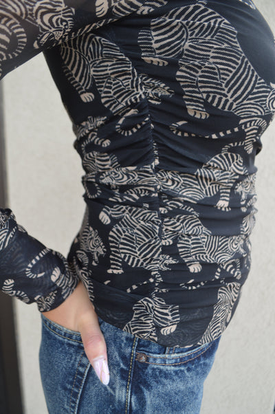 Farm Rio Striped Tigers Top