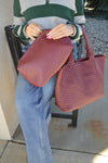 .Rita Tote, Burgundy