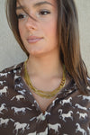 Link Asymmetrical Chunky Chain