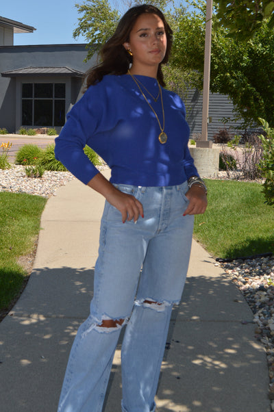 Mila Dolman Sleeve Sweater
