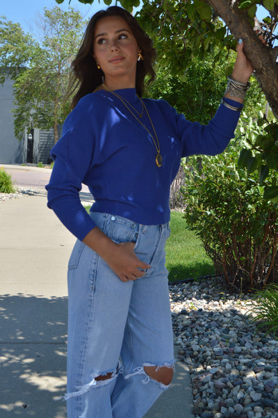 Mila Dolman Sleeve Sweater