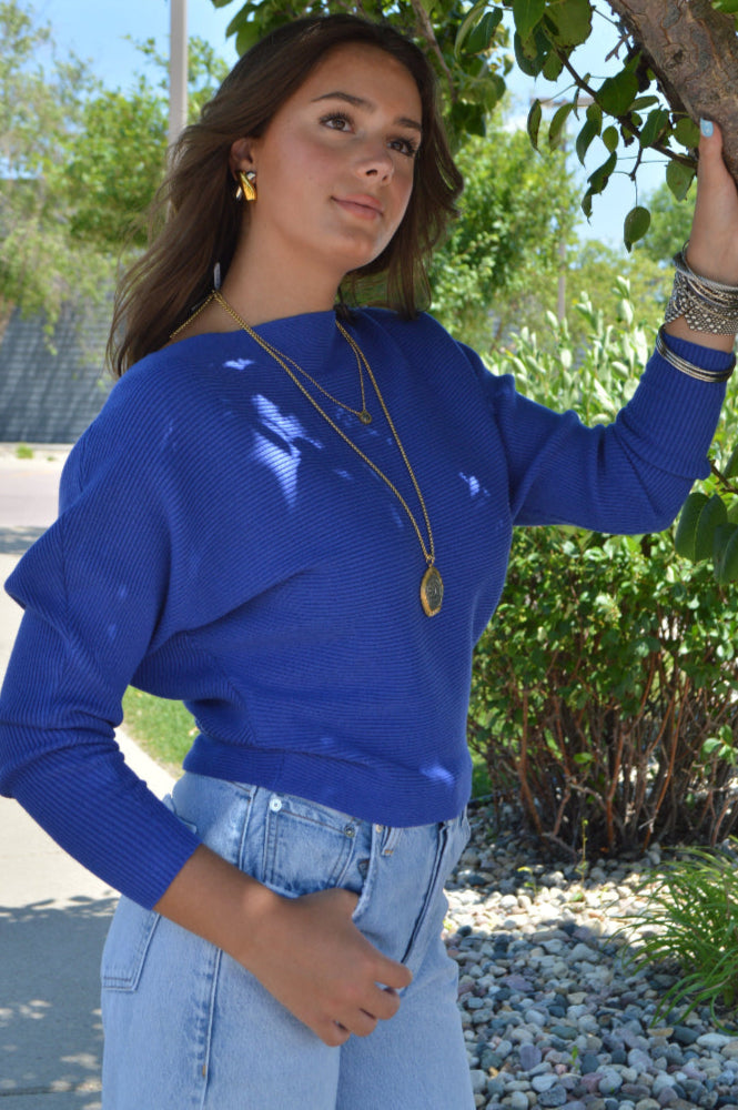 Mila Dolman Sleeve Sweater